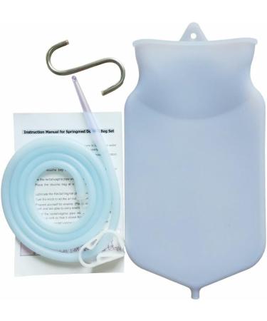 Coloring Bag Set for Intestinal Cleaning | Reusable Coffee Closet Set with 150cm Silicone Hose & 4 Nozzle Tips | Eco-Friendly & Durable - Buy Online on GoSupps.com