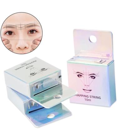 ABOOFAN 2Pcs Eyebrow positioning line supplies t tool eyebrow stencil makeup tools white digital ruler - Buy Online on GoSupps.com