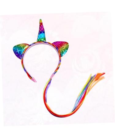 Beavorty Hair Bands hair jewelry for braids hair accessories for braids kids wig kids hair accessories hair ties for kids cosplay wig hair accessories for kids Unicorn hair band ear child - Buy Online on GoSupps.com