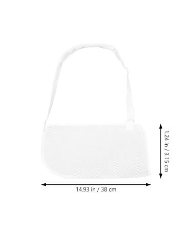 Buy Healvian Adjustable Mesh Shoulder Sling Breathable Arm Brace for Broken Arm Comfortable Support for Kids & Adults Universal Fit White - Buy Online on GoSupps.com