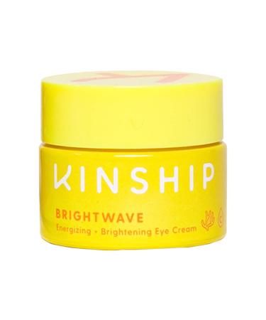 Kinship Brightwave Vitamin C Brightening + Energizing Eye Cream - VItamin C + Chaga Mushroom Dark Circle Eye Cream - Diminishes Fine Lines & Under Eye Bags (0.5 oz)