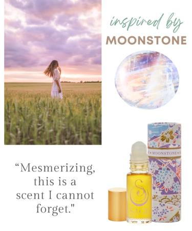 Moonstone Perfume Oil Roll-On by Sage- 1/8 oz Vegan & Cruelty-Free Floral Scent Gardenia Paperwhites Stargazer Lily Moonstone 1/8 oz Perfume Oil Roll-On - Buy Online on GoSupps.com