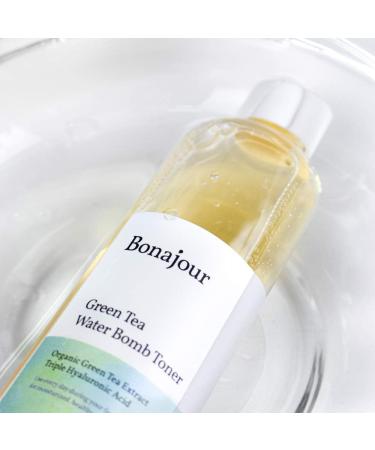 Bonajour Organic Green Tea & Hyaluronic Acid Facial Toner - 7.2 fl. oz | Vegan Anti-Aging Moisturizer for Dry Skin - Buy Online on GoSupps.com