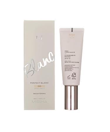 M Perfect Blanc BB Creams SPF50+ PA+++ Flawless Coverage Easy Application for All Skin Types BB Creams 1.35fl.oz.(NO. 22 Beige)