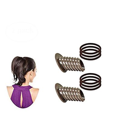 Voluminous Ponytail Holder & Bun Styling Tool 2 Pack - Fast & Simple DIY Hairstyles - Buy Online on GoSupps.com