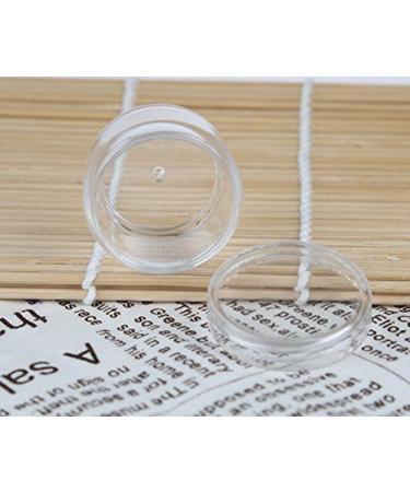 Buy 50 Plastic Cosmetic Sample Containers (3g) - Small Transparent Round Jars for Face Cream Lip Balm and Lotion - Perfect for Travel & Storage - Buy Online on GoSupps.com