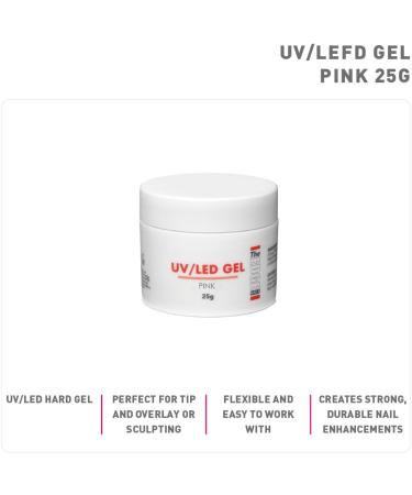 The Edge Pink UV/LED Hard Gel 25g - Buy Online on GoSupps.com