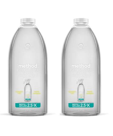 Method Daily Shower Spray Cleaner Refill Eucalyptus Mint 68 Ounce 2 pack