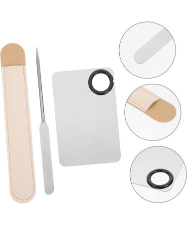1 Ensemble Palette de M lange Acier Inoxydable Spatule pour Fond Art Ongles Pratique pour Salons de Beaut et Diy 17.5X7.5CM - Buy Online on GoSupps.com