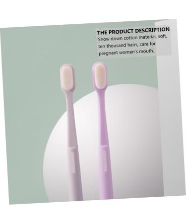 Minkissy 4-Piece Soft Toothbrush Set for Pregnant Women | Gentle Oral Care Tools for Maternity - Buy Online on GoSupps.com