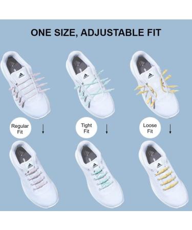 HICKIES 2.0 Elastic Tie-Free Shoelaces - Black/Multi-Colored | Buy Internationally for Easy No-Tie Convenience - Buy Online on GoSupps.com