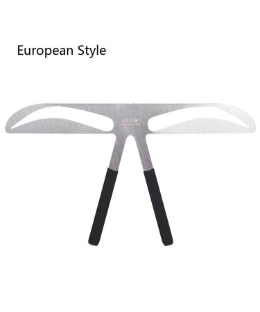 Eyebrow Ruler & Stamp Stencil Kit | Reusable Eyebrow Shaping Tools for Perfect European Style Eyebrows - International Shipping Available - Buy Online on GoSupps.com