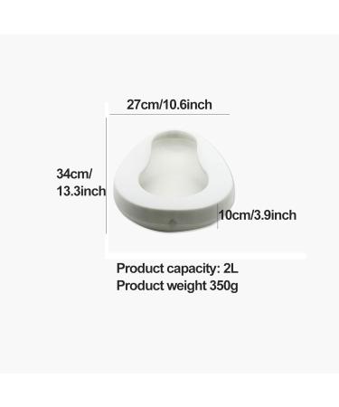 NEDLON Plastic Bedpans Unisex Thicken Bed Pan Portable Toilet Potty for Bedridden Old Man Pregnant Woman Hospital Or Home Use (Color : Blue) - Buy Online on GoSupps.com