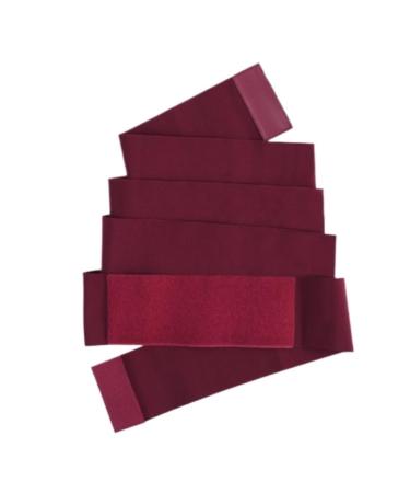 HKDYWTNB Back Brace Lumbar Support Body Shaper Slimming Waist Trainer Bandawrap Shapewear Women Control Shaper Stretch Waist Belt(Rojo 3M) 3M Rojo