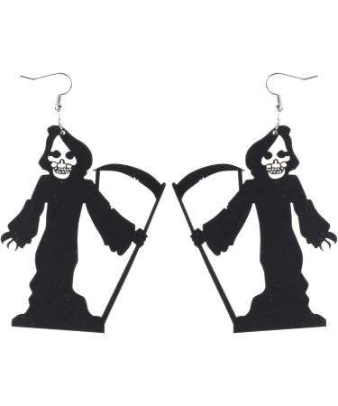 Feylie Halloween Earrings for Women & Girls | Creepy Pumpkin Cat & Gothic Drop Jewelry | Perfect Accessories for Halloween Parties - Buy Online on GoSupps.com