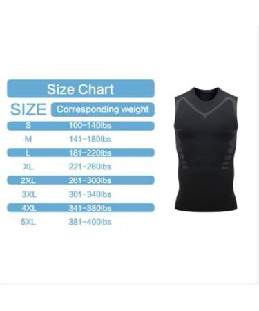 EXPECTSKY Ionic Shaping Vest for Men - Chest Gynecomastia Compression Top | Perfect Body Gray M - Buy Online on GoSupps.com