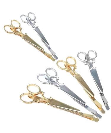 Cuhair Scissor Design Hair Clips - Set of 6 | 4cm | Perfect for All Hair Types | International Shipping Available - Buy Online on GoSupps.com