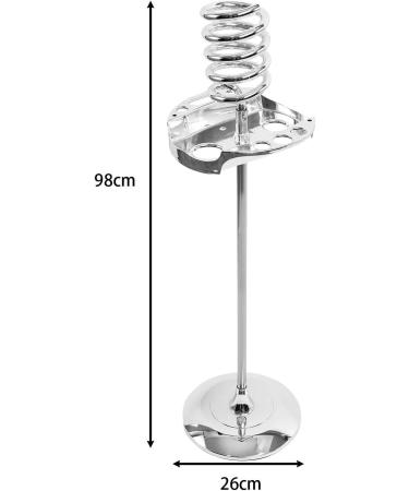 Esquirla Hair Dryer Rack Hair Styling Appliances Organizer Stable Metal Salon Organizer for Bathroom Home Small Place Personal Salon Silver - Buy Online on GoSupps.com