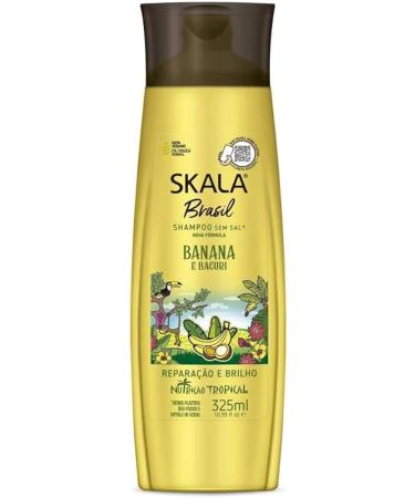 - SKALA Expert - Banana VITAMIN Bomb Shampoo - 325 ml - 100% Vegan - Stronger and shiny hair.