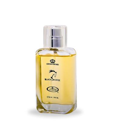 Al-Rehab Black Horse EDP - 50ML (1.7 OZ) Long Lasting & Luxurious Scents of Arabia Perfumes For Men & Women. 1.7 Fl Oz (Pack of 1) Black Horse Spray - Buy Online on GoSupps.com