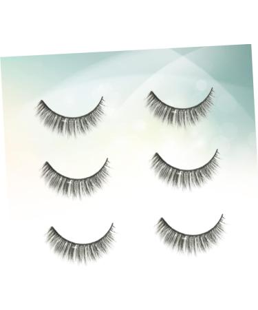 Beavorty 3 Pair false eyelash fake eyelash eyelashes Cross section 3d - Buy Online on GoSupps.com