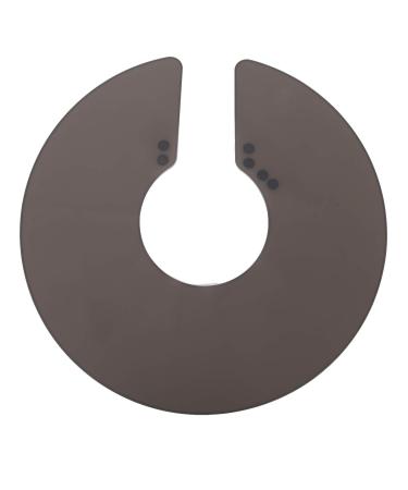 Magnetic cutting collar of professional cutting clasp for hairdressing salon waterproof silicone wrap protection hairdressing tool for coloring coloring pads (17 * 16 * 2cm black)