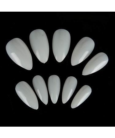 False Nails - Full Cover Oval Nail Art Tips | 500pcs Natural Color | International Shipping - Buy Online on GoSupps.com