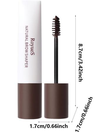 Eyebrow Gel Natural Quick-Drying Long-Lasting Brow Shaping Gel | Buildable Gel Sweatproof for Eyebrows Locks Brow Hairs in Place Lencyh Dark Brown - Buy Online on GoSupps.com