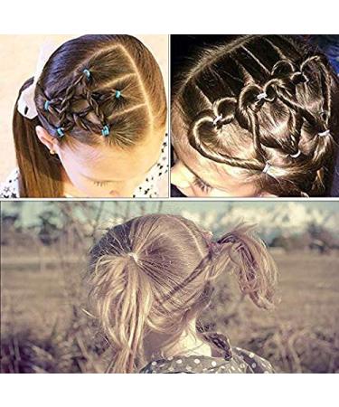 Elastic Hair Bands Braid Kit with 4000pcs Multi Color Girl Hair Bands, Topsy Tails, and Hair Clips - For Girls and Women - Buy Online on GoSupps.com