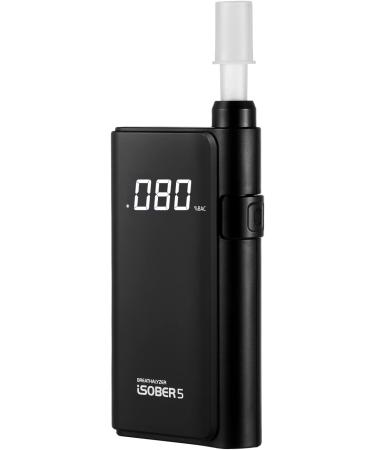 iSOBER 5 Breathalyzer - DOT NHTSA Compliant Alcohol Tester with Advanced FuelCell Sensor Technology - Buy Online on GoSupps.com