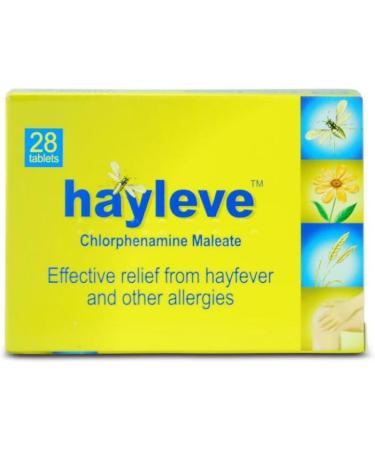 Hayleve Allergy Relief Tablets Fast Acting Antihistamine for Hayfever Pet Dust and Skin Allergies Treatment for Itchiness Swelling & Irritation 28 Tablets - Pack Of 2 - Buy Online on GoSupps.com