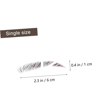 Healeved 18 Pcs Eyebrow Stickers Authentic Eyebrows Brow Stickers Eyes Sticker Para U as Water Transfer Paper - Buy Online on GoSupps.com