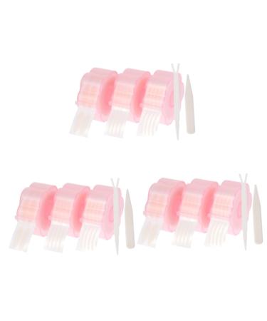 NOLITOY 9 Rolls Double Eyelid Sticker Instant Lift Eyelid Droopy Double Eyelid Paste Encounter Water Reel 5x5x2.5cmx3pcs Pinkx3pcs