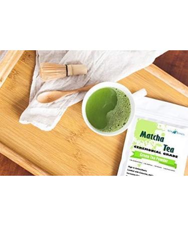 NutriExtracts Matcha Green Tea Powder Ceremonial Grade - 200g (200 Servings) Perfect for Natural Detox Energy-Boosting Smoothies Culinary Creations Vegan - Buy Online on GoSupps.com
