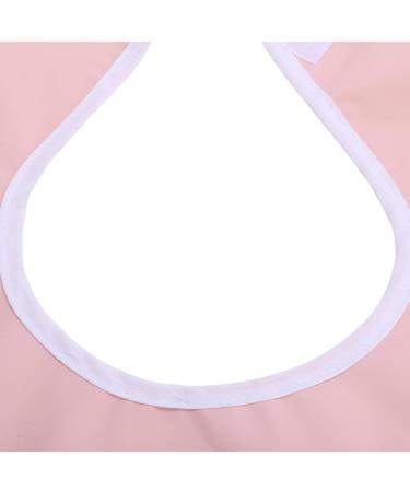 Adult Bibs Waterproof Adult Elder Mealtime Bib Clothes Clothing Protector Dining Aid a Perfect Item for the Adult and the Elder Who Lack Ability to Have Meal Reusable(Orange pink) - Buy Online on GoSupps.com