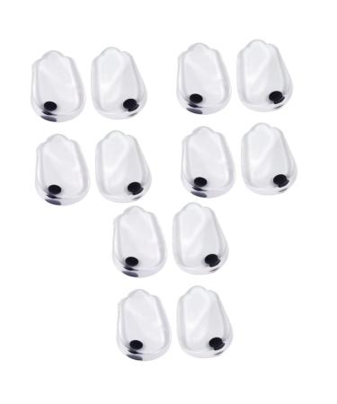 NOLITOY 6 Pairs Heel Pad Shoe Pads for High Heels Pronation Supination Corrective Pads Soft Heel Cups Half Insoles Foot Protectors for Support Pad Men and Women Gel