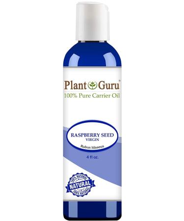 Raspberry Seed Oil 4 oz. Virgin Unrefined Cold Pressed 100% Pure Natural - Skin Body And Face.