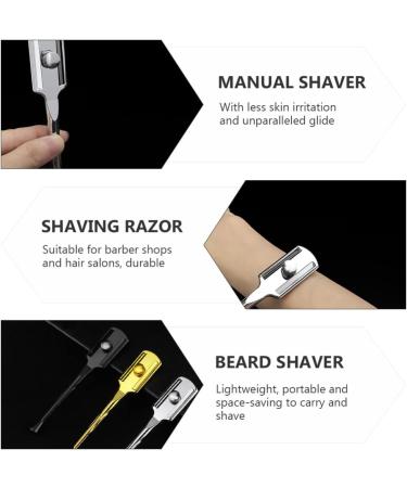 Lurrose Razor Beard Razor for Men | Precision Shaving Tool for Beard & Eyebrows | International Shipping - Buy Online on GoSupps.com