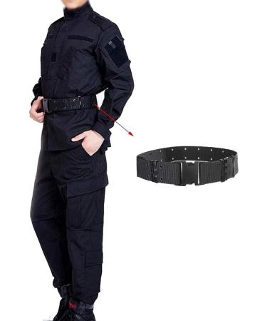 ATAIRSOFT Men's Tactical Army BDU Jacket & Pants Suit for Airsoft Paintball & Hunting - Black - Buy Online on GoSupps.com