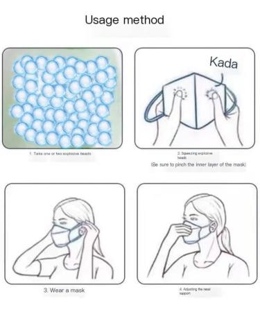 Air Freshening Beads/crushball Unforgettable fragrance / 1000 capsules for Masks & Filtered Air Spaces - Buy Online on GoSupps.com