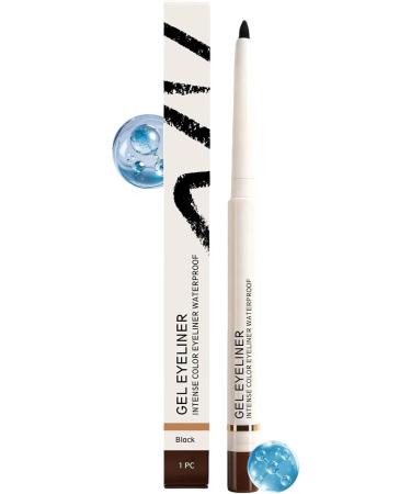 Eye Pencil Eyeliner Long Lasting Waterproof Smooth Makeup PenOutline Stencils Pencil For Beginners Women Girls & Daily Makeup Black - Buy Online on GoSupps.com