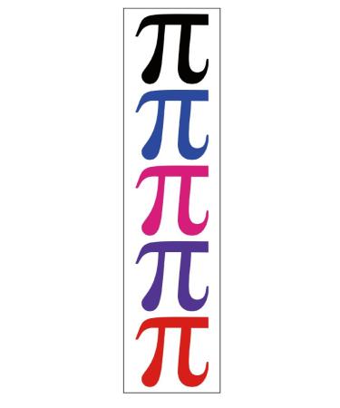 Pi Symbol Temporary Tattoos  Pi Day Math Party Favors  (6 Sheets)