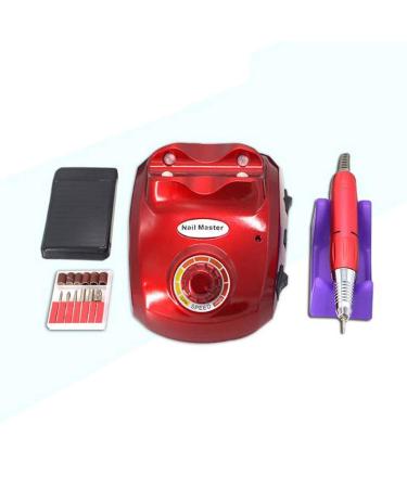 Nail Drill Set Electric Nail Files Professional 30000RPM Polish Acrylic Gel Nails Manicure Pedicure Nail Care Buffer Cuticle Tool with Foot Pedal Nail Buffer Manicure