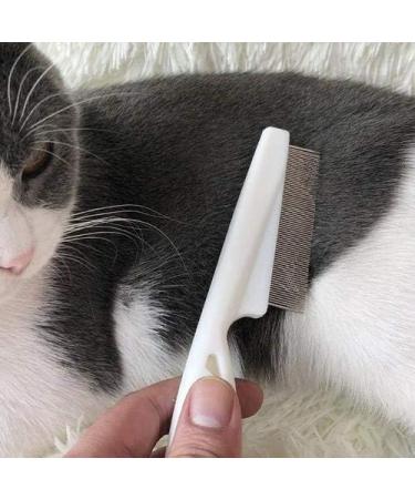 Pet Flea Comb Tightly Spaced Teeth Hair Flea Comb Brush for Dogs Cats Pets Grooming Tool to Remove Fleas Mites Ticks & Dandruff Flakes - Buy Online on GoSupps.com