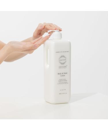 OxygenCeuticals Body and Hand Lotion 1000ml (33.8 fl oz) Moisturizer for Body and Sensitive Skin Ceramide and Hyaluronic Acid Body Cream Non-Greasy Hydrating Formula - Buy Online on GoSupps.com