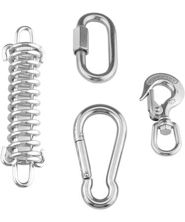 Spring Pole Dog Rope Toys Outdoor Stainless Steel Spring Pole Hanging Bungee Exercise Dog Rope Toys Best for Tug of War Bite Training Pull Exercise Solo Play (Standard Edition) - Buy Online on GoSupps.com