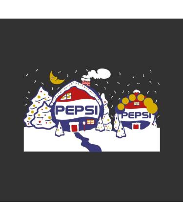 All+Every Pepsi Christmas Lodges Women's T-Shirt S Charcoal - Buy Online on GoSupps.com