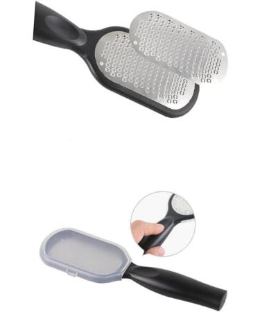 SOESFOUFU Metal Scraper 1pc Metal Foot File Metal Spatula Scraper Scraping Tool Dead Skin Remover Tool Kit With Cover - Buy Online on GoSupps.com