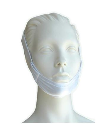 Premium Regular White Chin Strap