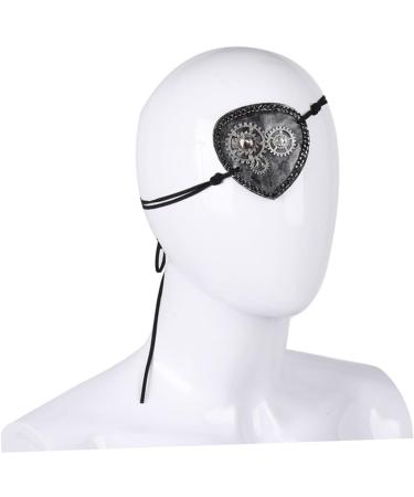 Beaupretty Halloween Eye Mask prom props gear clock decoration eye mask single eye mask eye patch Masquerade eye mask Decor Blindfold halloween apparel Eye Mask Halloween M Black - Buy Online on GoSupps.com